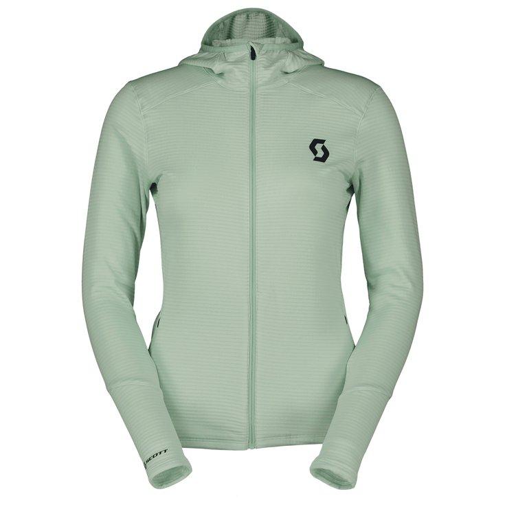 

Толстовка с капюшоном из флиса, легкая, свеже-зеленая - xs Scott