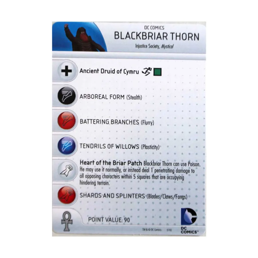 

Шип Blackbriar #027 (U), DC HeroClix - World's Finest - Singles