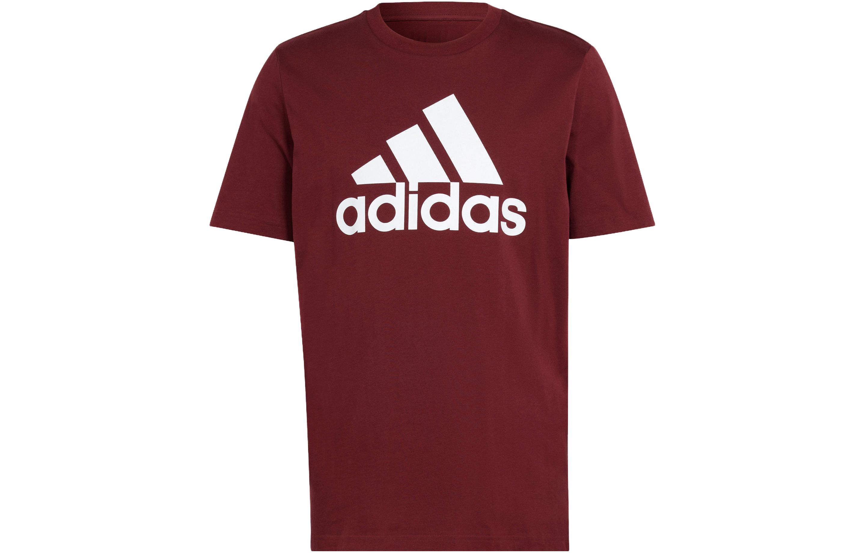 

Футболка мужская тёмно-красная Adidas