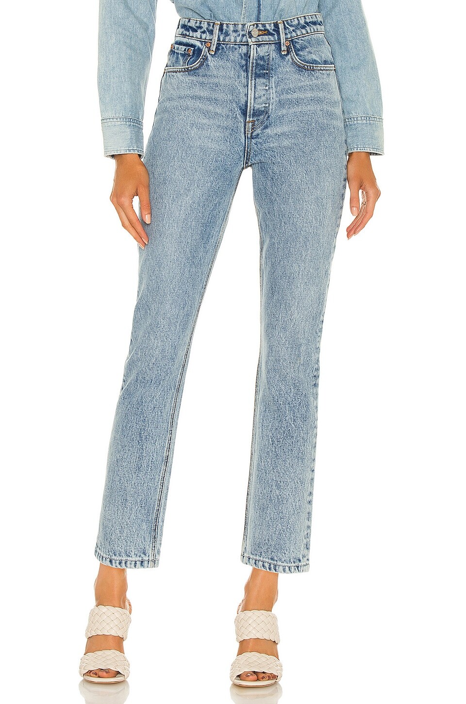 

Джинсы GRLFRND Karolina High, цвет Larchmont