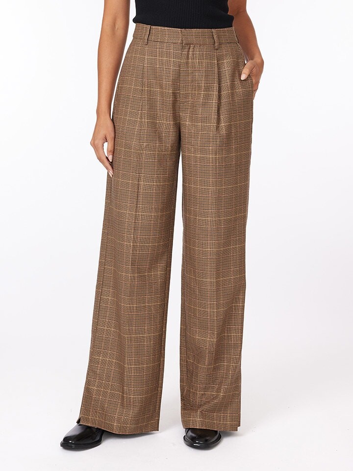 

Тканевые брюки Scotch & Soda Marlenehose, цвет Camel/Schwarz