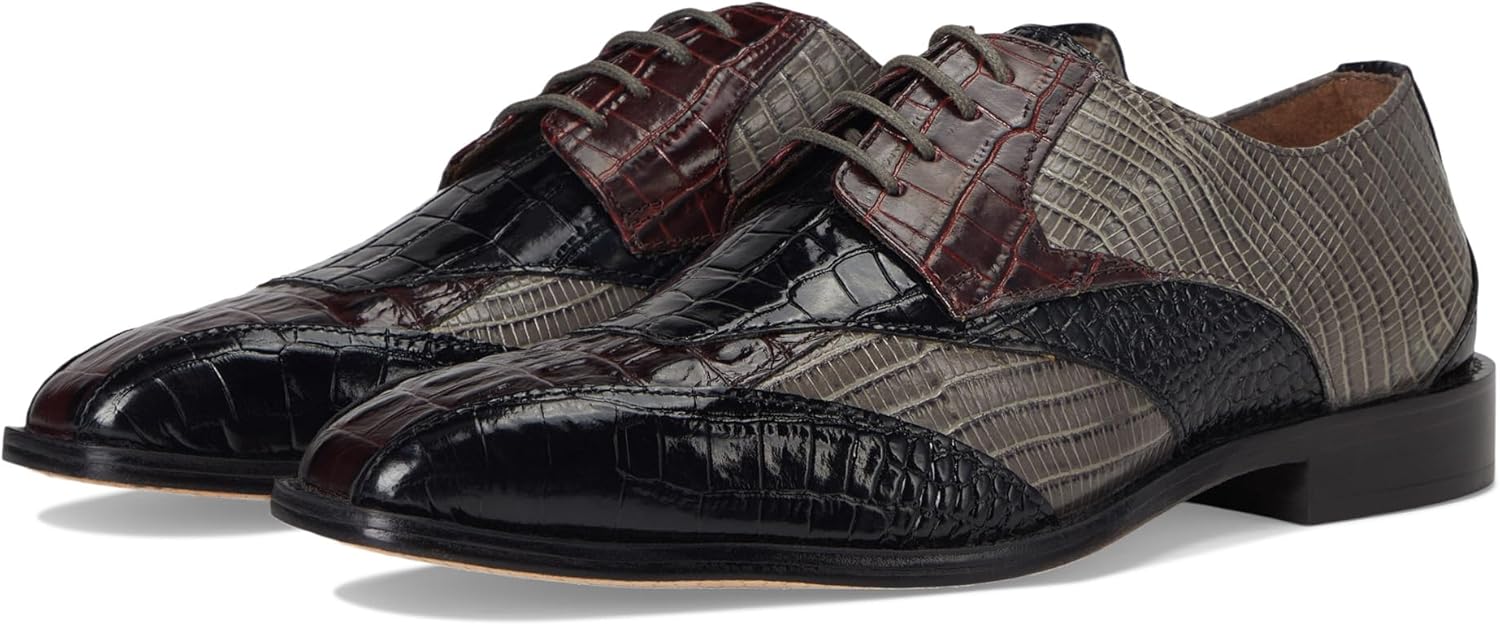 

Мужские ботинки Stacy Adams Tristano с застежкой на шнурки и открытым носком, бордовый