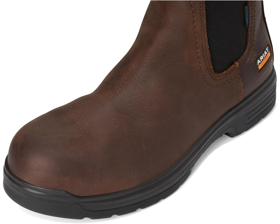 Ботинки Ariat Turbo Chelsea CSA Waterproof Carbon Toe Work Boots, цвет Rich Brown — фото 2
