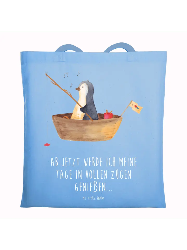 

Сумка для переноски Mr & Mrs Panda Pinguin Angelboot, небесно-синий