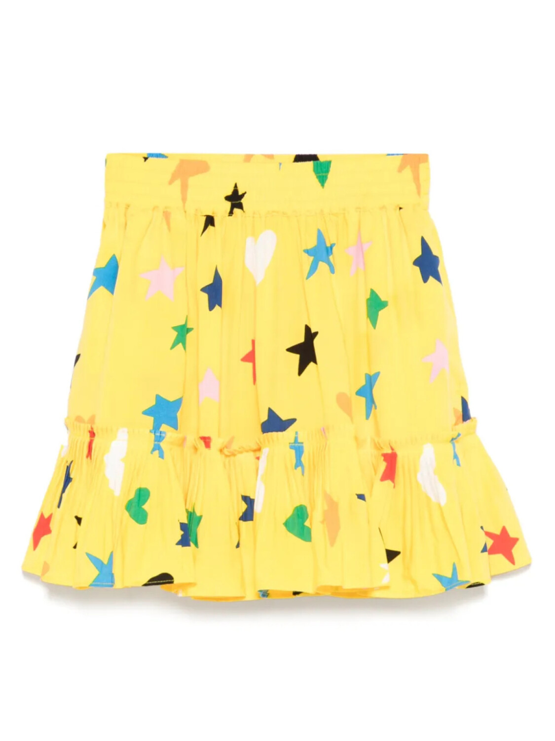 

Stella McCartney Kids юбка с принтом, желтый