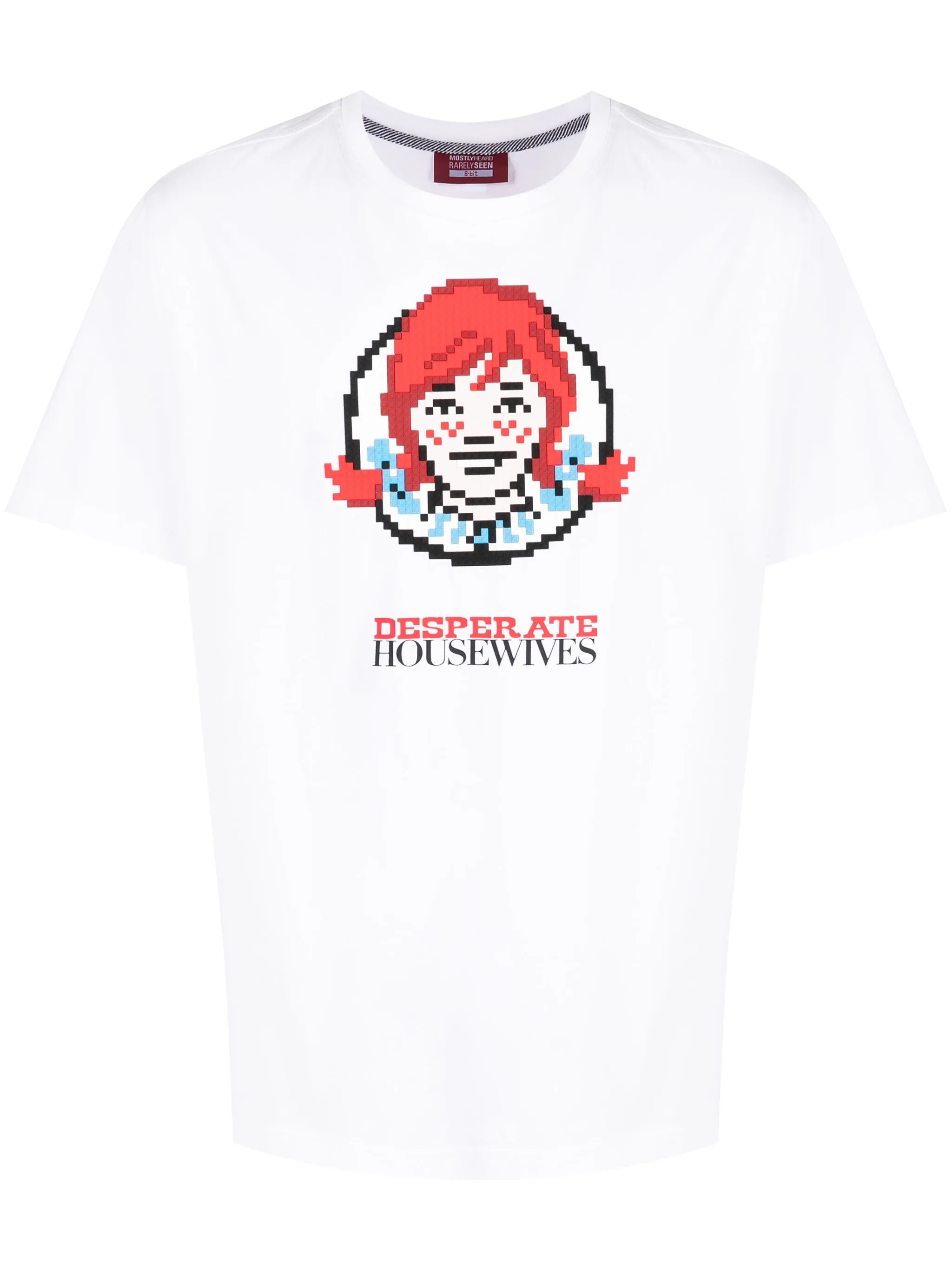 

Футболка Desperate Housewives Mostly Heard Rarely Seen 8-Bit, белый