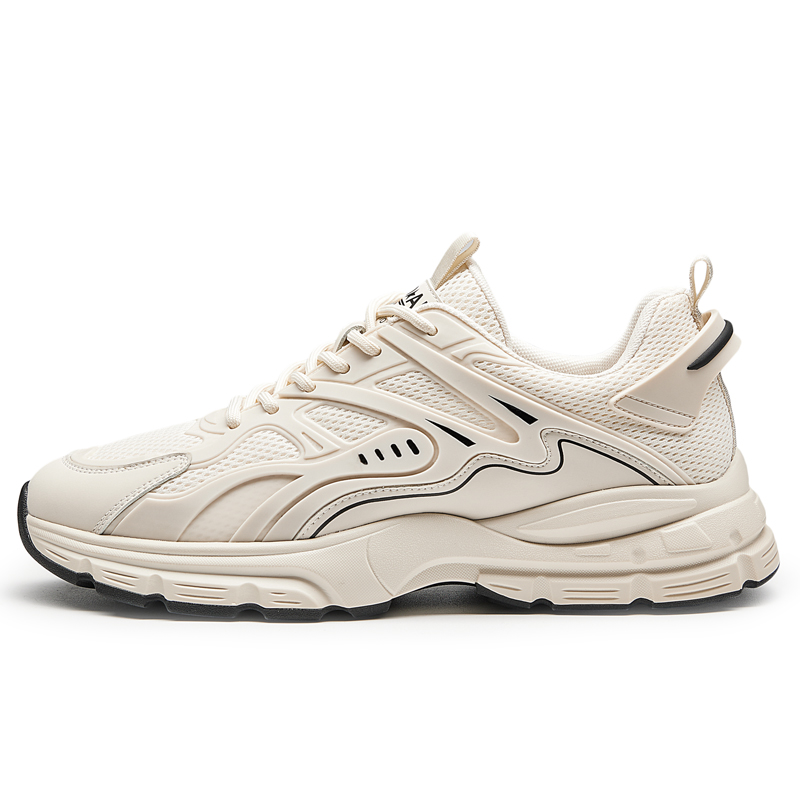 

GOG Амортизирующие и дышащие низкие массивные кроссовки мужские Urban Techwear белые 7 см, цвет Urban Techwear White-7cm/GD0833740-2XH