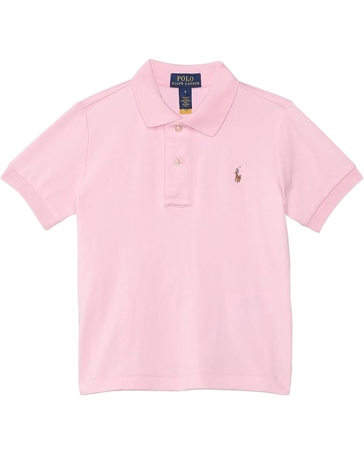 

Поло Polo Ralph Lauren Kids Soft Cotton Polo Shirt, цвет Carmel Pink