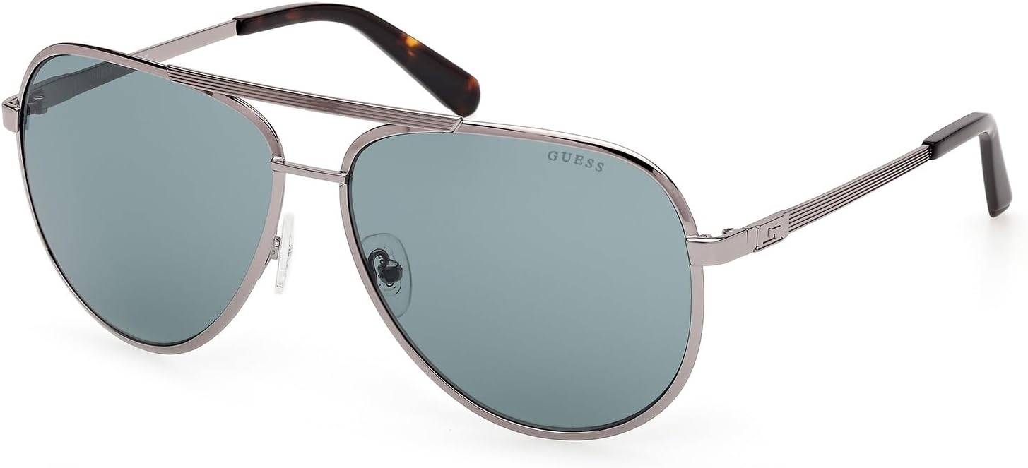 

Синие солнцезащитные очки Guess Blue Pilot для мужчин GU00209 08V 61