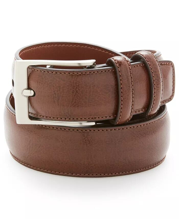 

Мужской кожаный ремень Perry Ellis Portfolio, коричневый