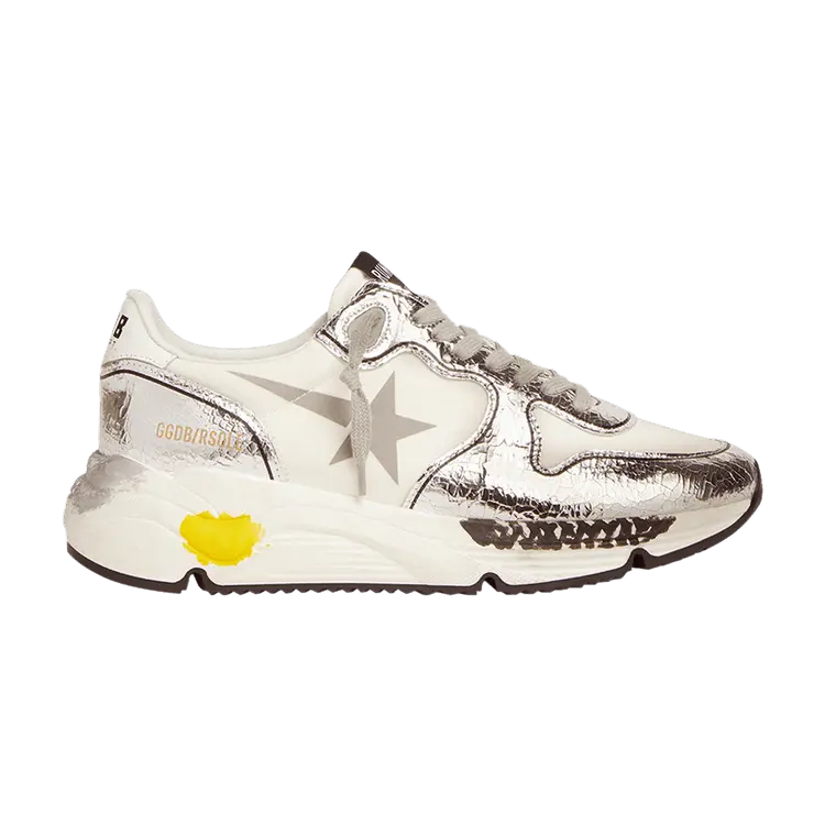 

Кроссовки Golden Goose Wmns Running Sole Silver White, серебряный