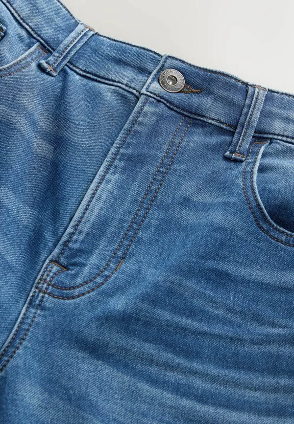 Узкие удобные эластичные брюки Next, Light Blue — фото 2