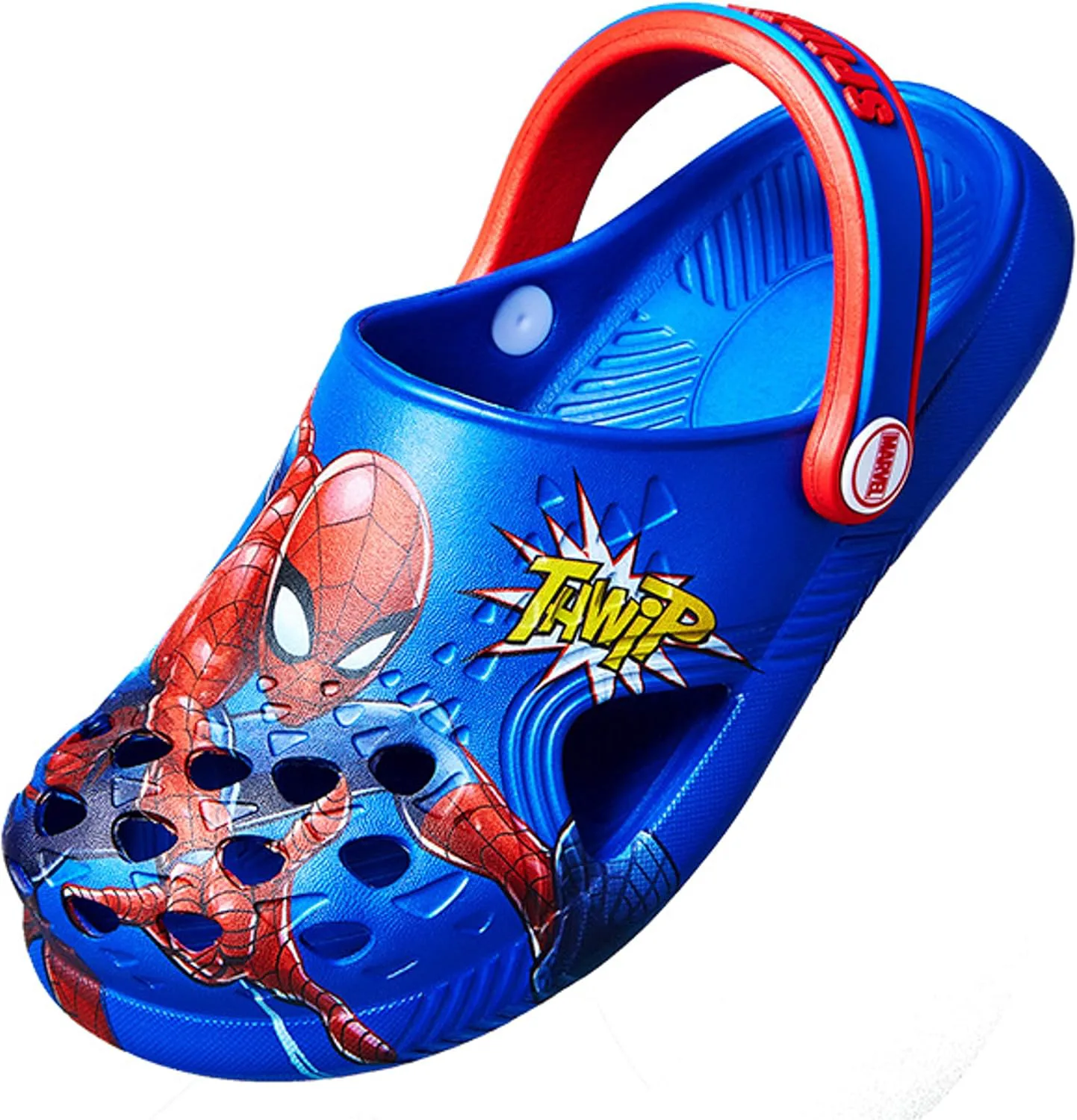 

Международные кроссовки Marvel Spider-Man Avengers слипоны водонепроницаемые повседневные летние для мальчиков, детей Everyday Delights, синий