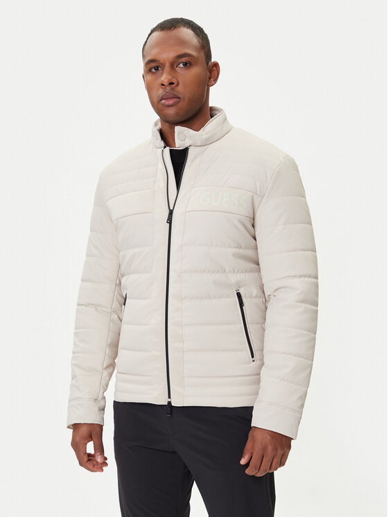 

Демисезонная куртка regular fit M4YL16 WFHD0 Guess, экрю