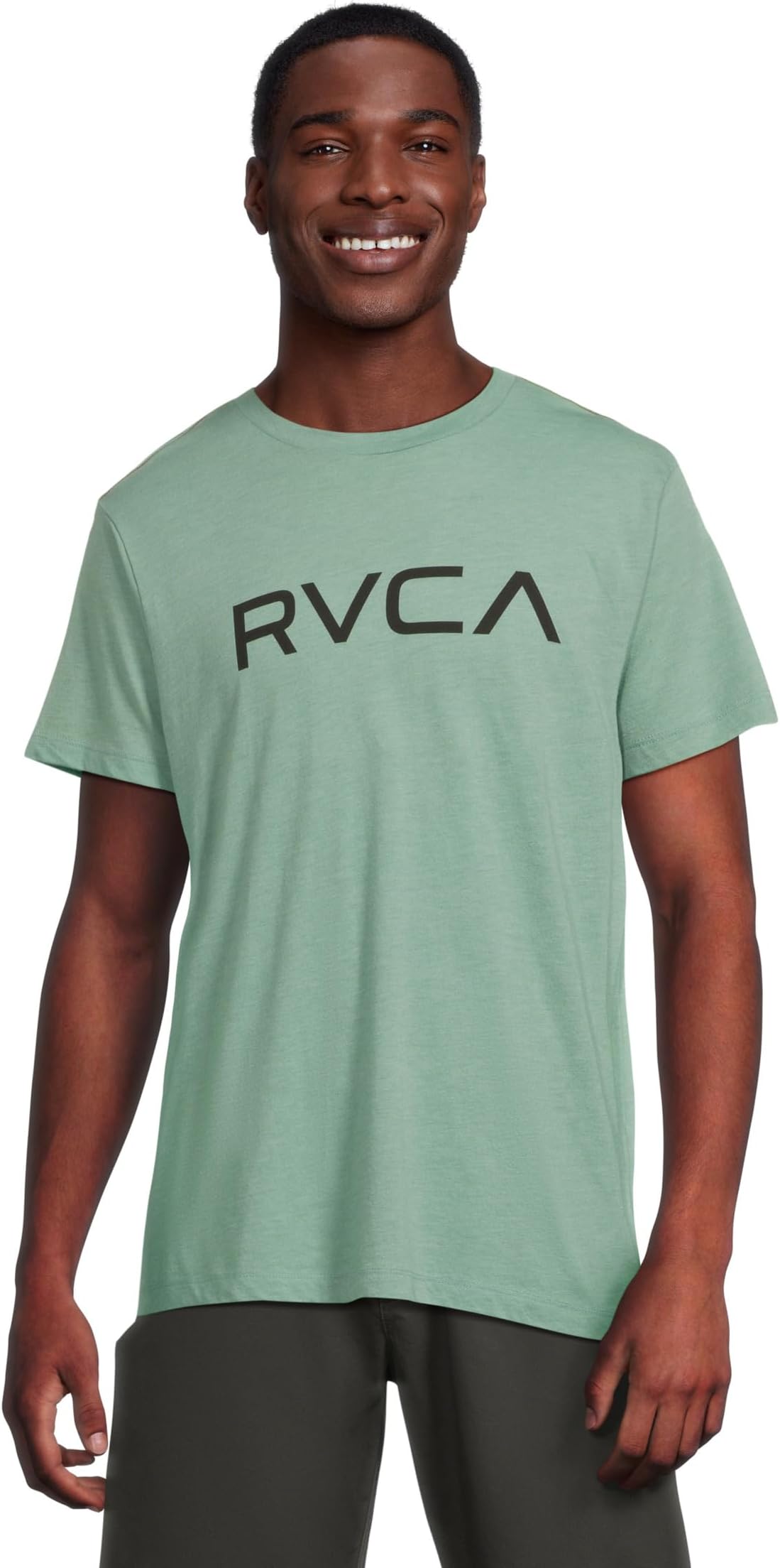 

Мужская большая рубашка Rvca с коротким рукавом RVCA, Bottle Green