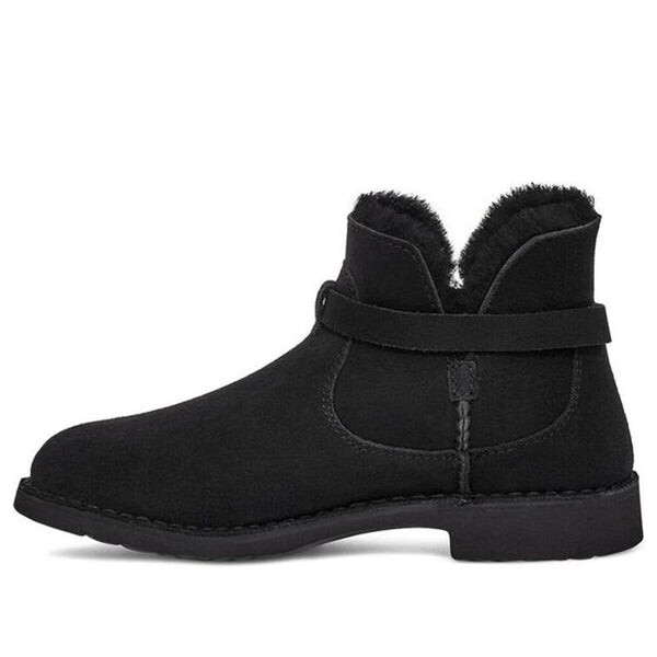 Ботинки зимние UGG Elisa с флисовой подкладкой, черный