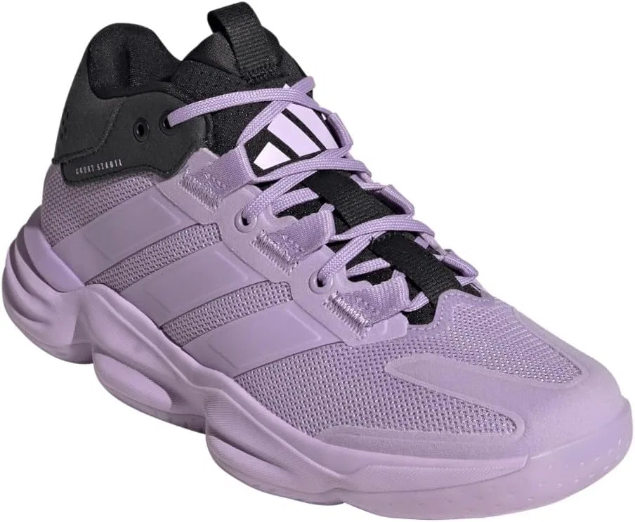 Кроссовки для тенниса adidas Courtstabil W, белый/синий/оранжевый, 6 US