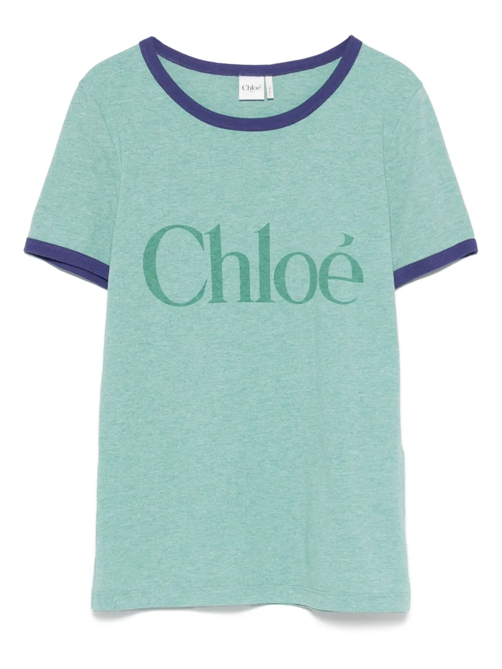 

Футболка с логотипом CHLOÉ, зеленый