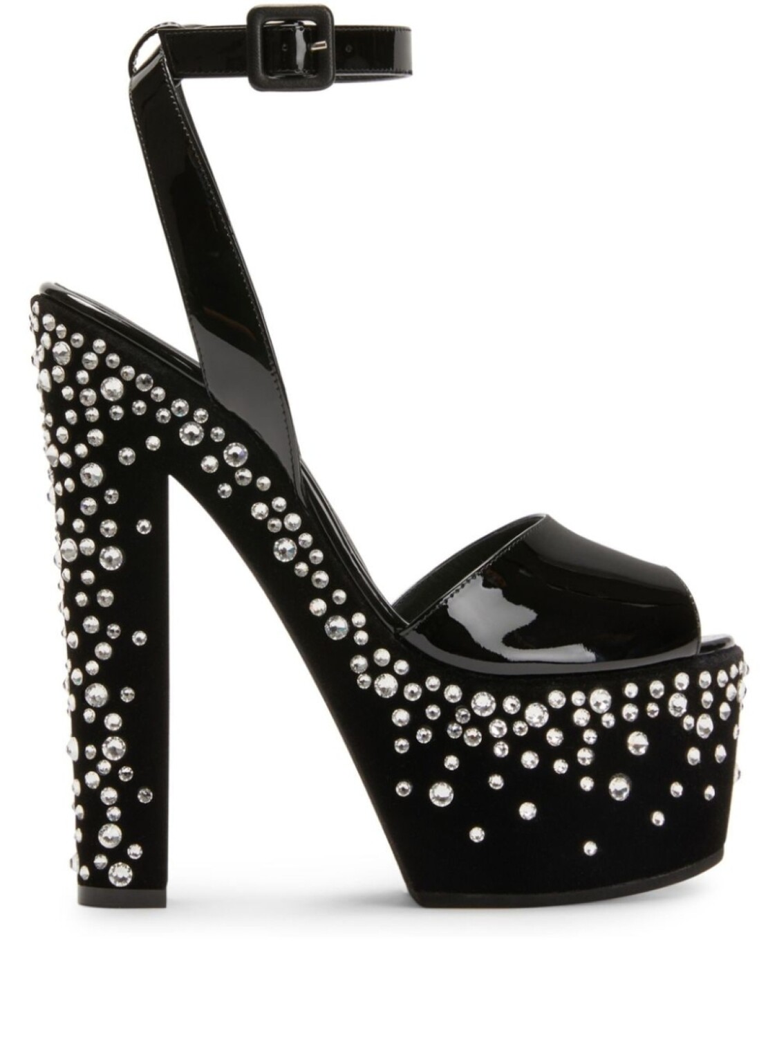 

Giuseppe Zanotti босоножки Tarifa Jewel 170 на платформе, черный