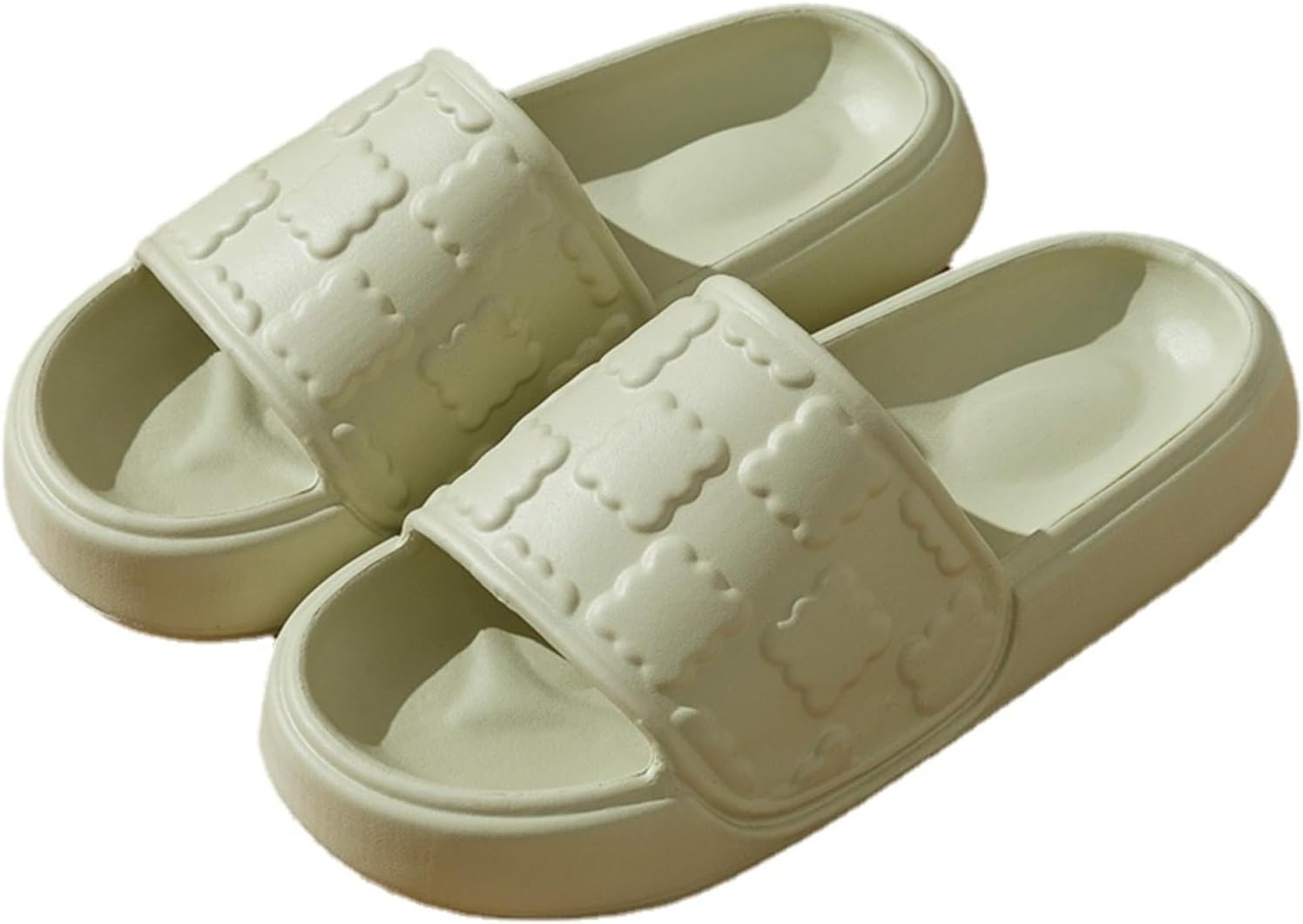 

Домашние тапочки для женщин и мужчин, летние тапочки для ванной, тапочки с толстой подошвой, противоскользящие, для душа, пляжные сандалии, летняя обувь, тапочки для душа Iwhgrmp, зеленый