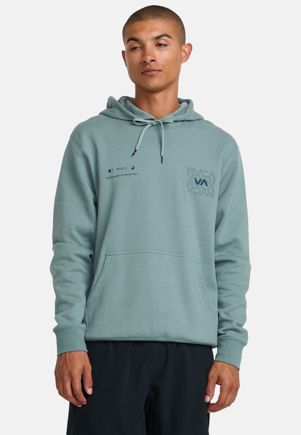 

Толстовка Hoodie RVCA, серый