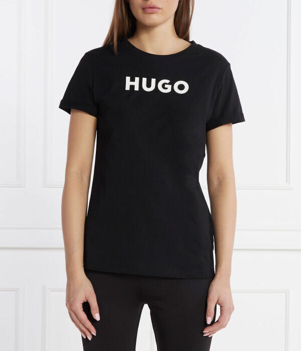 

Футболка Hugo Slim Fit, черный