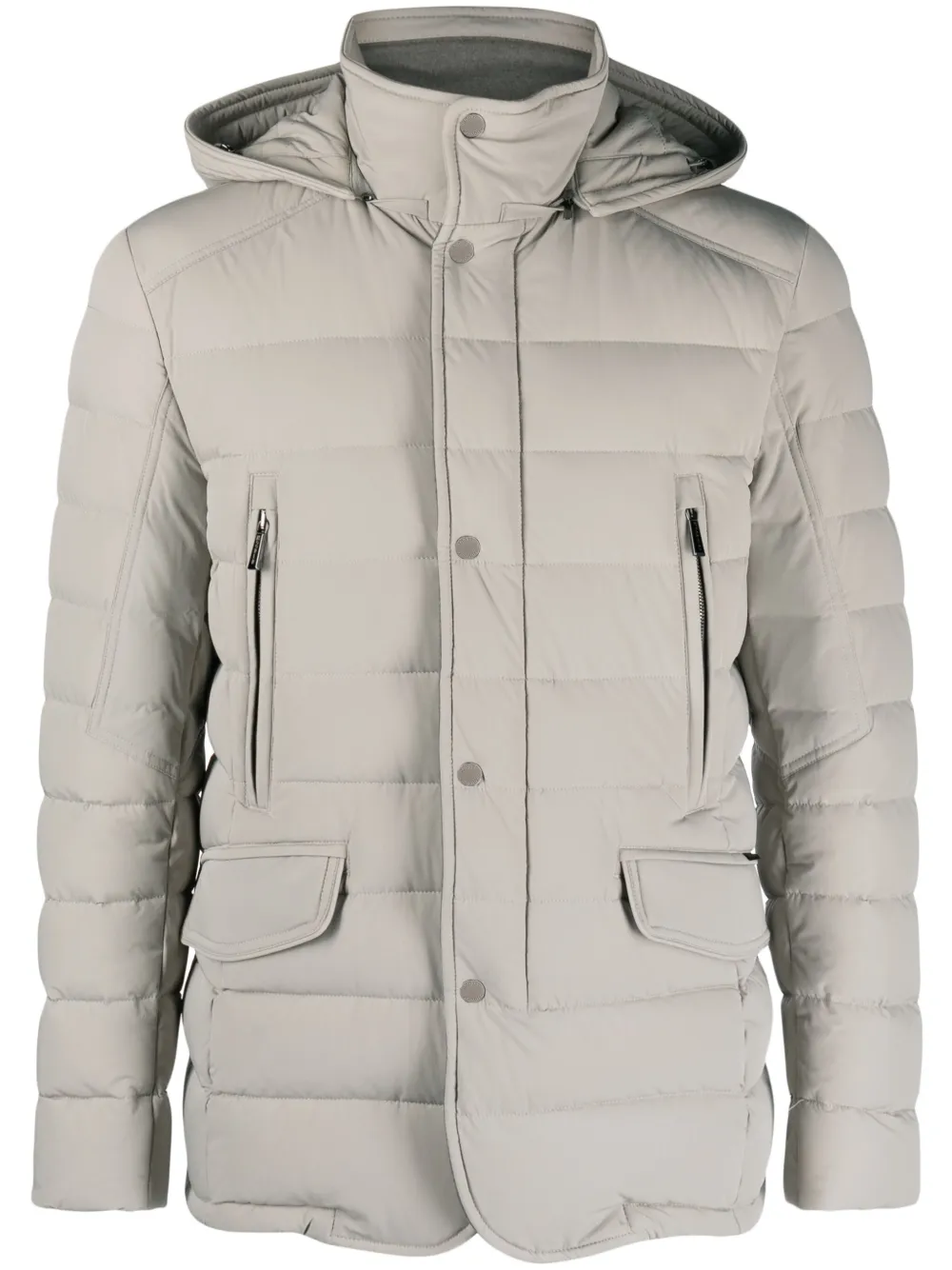 

Пуховик с капюшоном Moorer, нейтральный