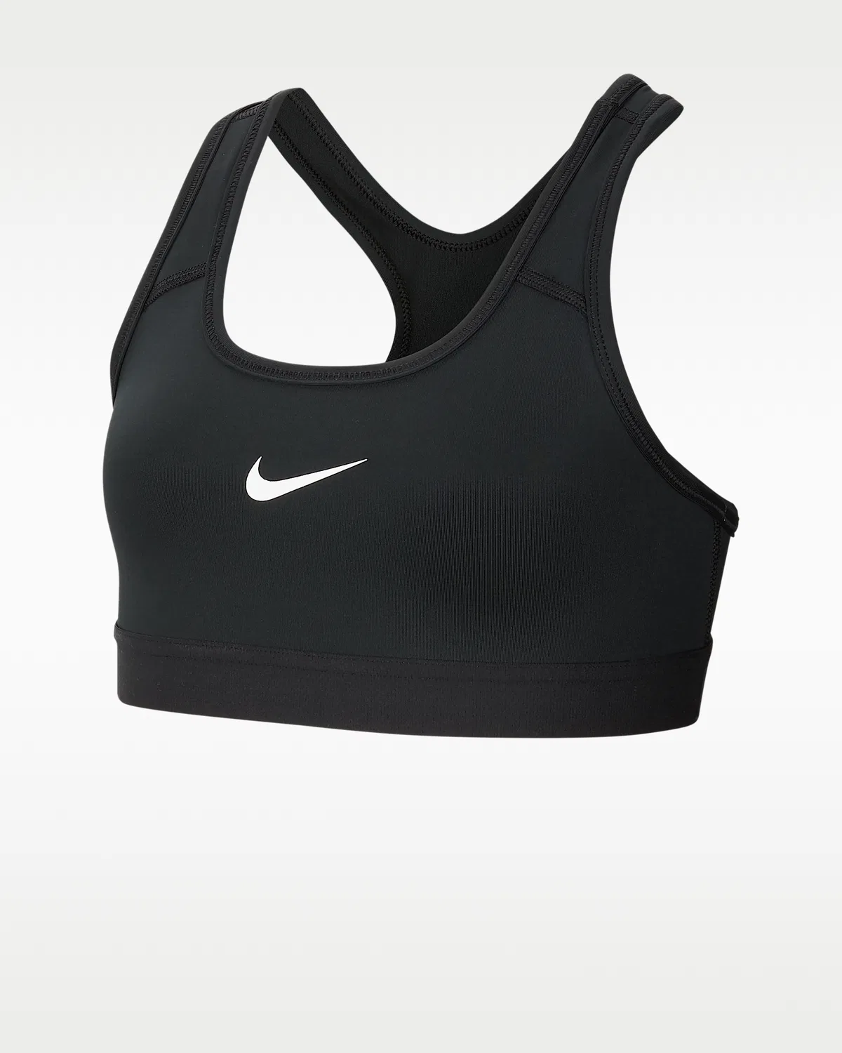 Спортивный бюстгальтер Nike для старших детей (девочек), Black/Black/Black/White