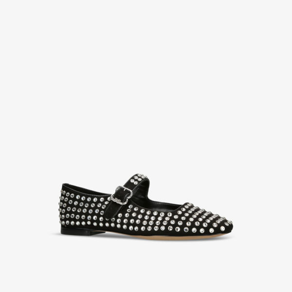 Балетки Sam Edelman Michaela с отделкой стразами, черный — фото 3