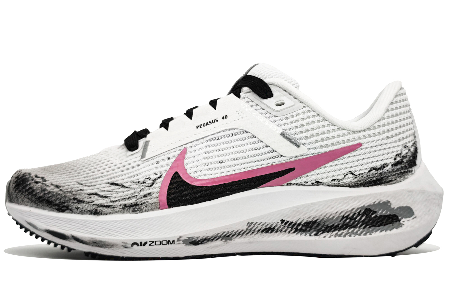 

Nike Кроссовки для бега мужские Air Zoom Pegasus 40 Durable Breathable Low-Top Casual, цвет Coral Pink