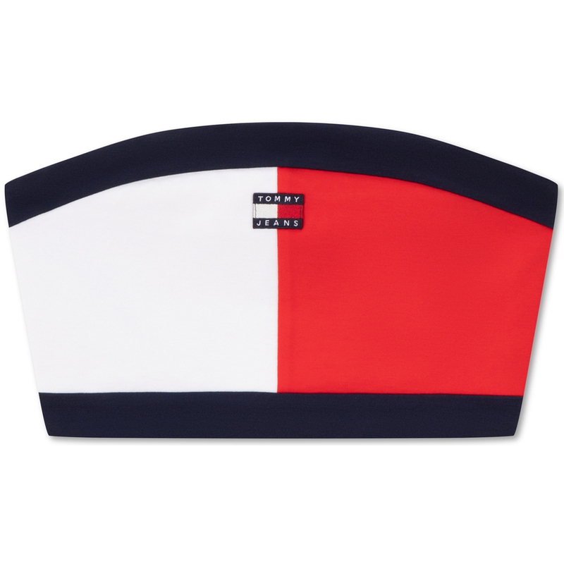 

Топ без бретелей женский Tommy Hilfiger, белый