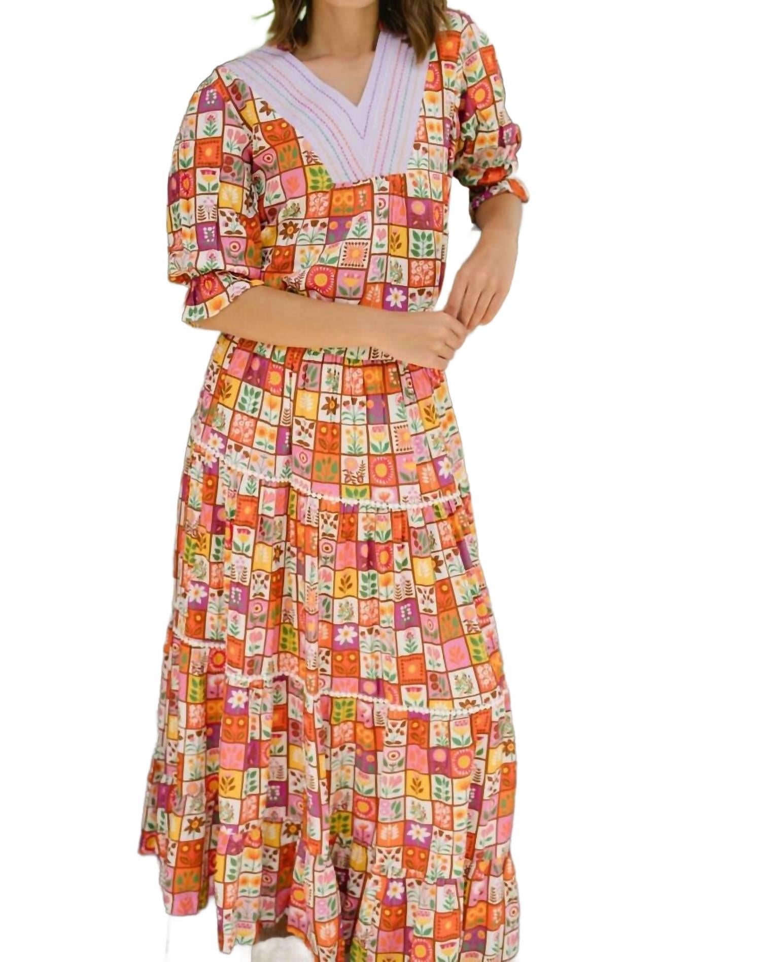 

Саванна Макси юбка с цветочным принтом BRITON COURT, Floral Motif