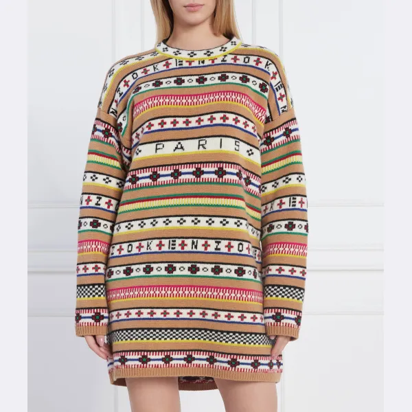 

Шерстяной костюм Kenzo, бежевый