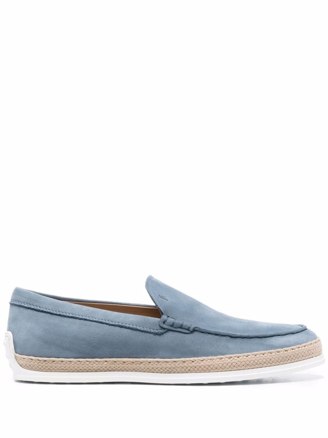 

Tod's лоферы с миндалевидным носком, синий