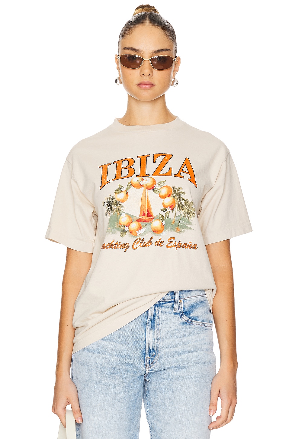 

Футболка тяжелого веса ibiza Sixthreeseven, бежевый