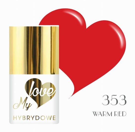 

Теплый красный Mylove UV/Led Hybrid Varnish 353, SUNFLOWER