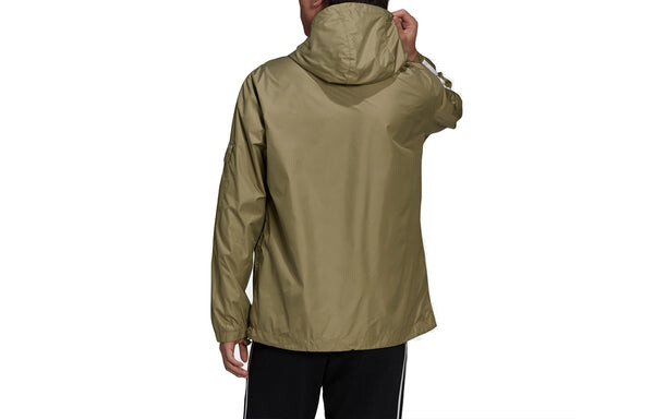 Куртка adidas originals 3-Stripes Wb hooded track Jacket Green, зеленый — фото 4