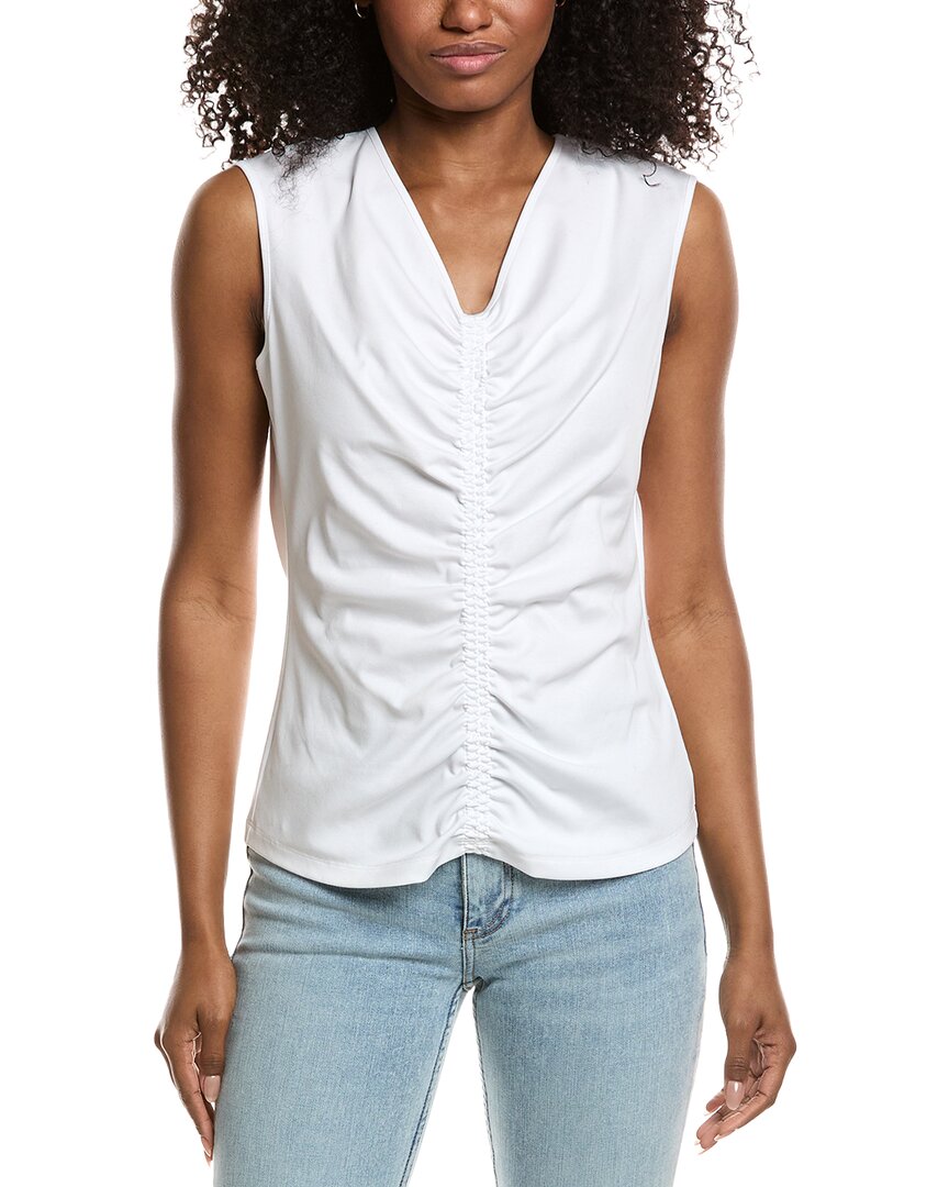 

Лафайет, 148, Нью-Йорк Центр, топ с драпировкой Lafayette 148 New York, белый