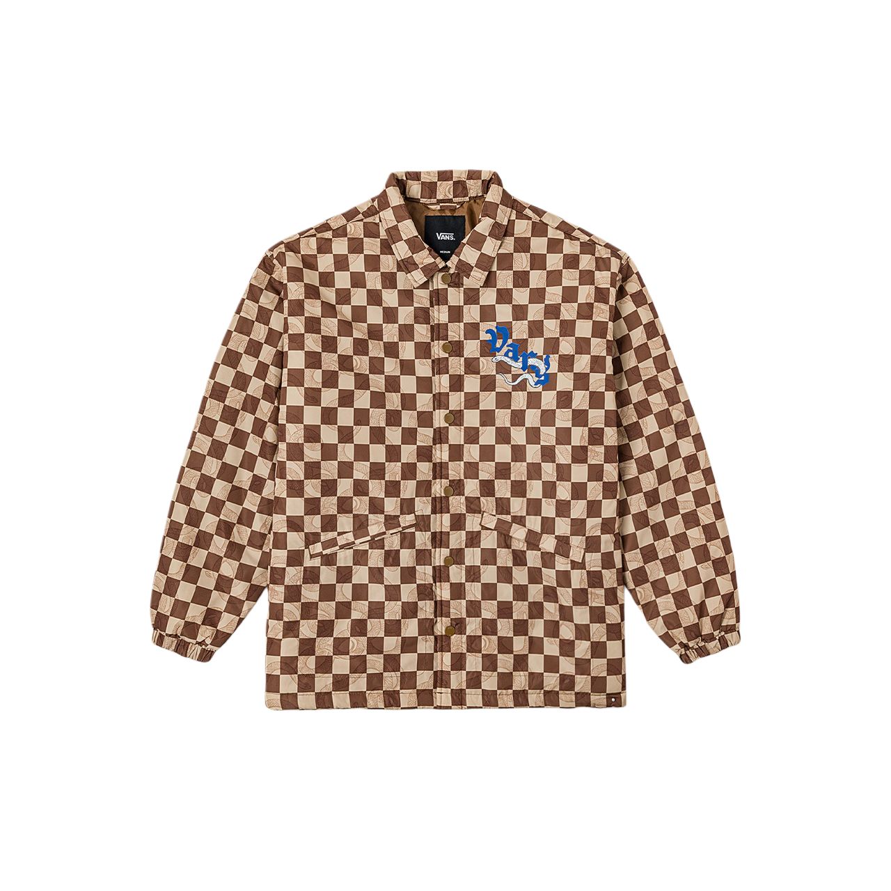 

Vans Утепленная куртка унисекс в коричневую клетку, Brown Checkerboard