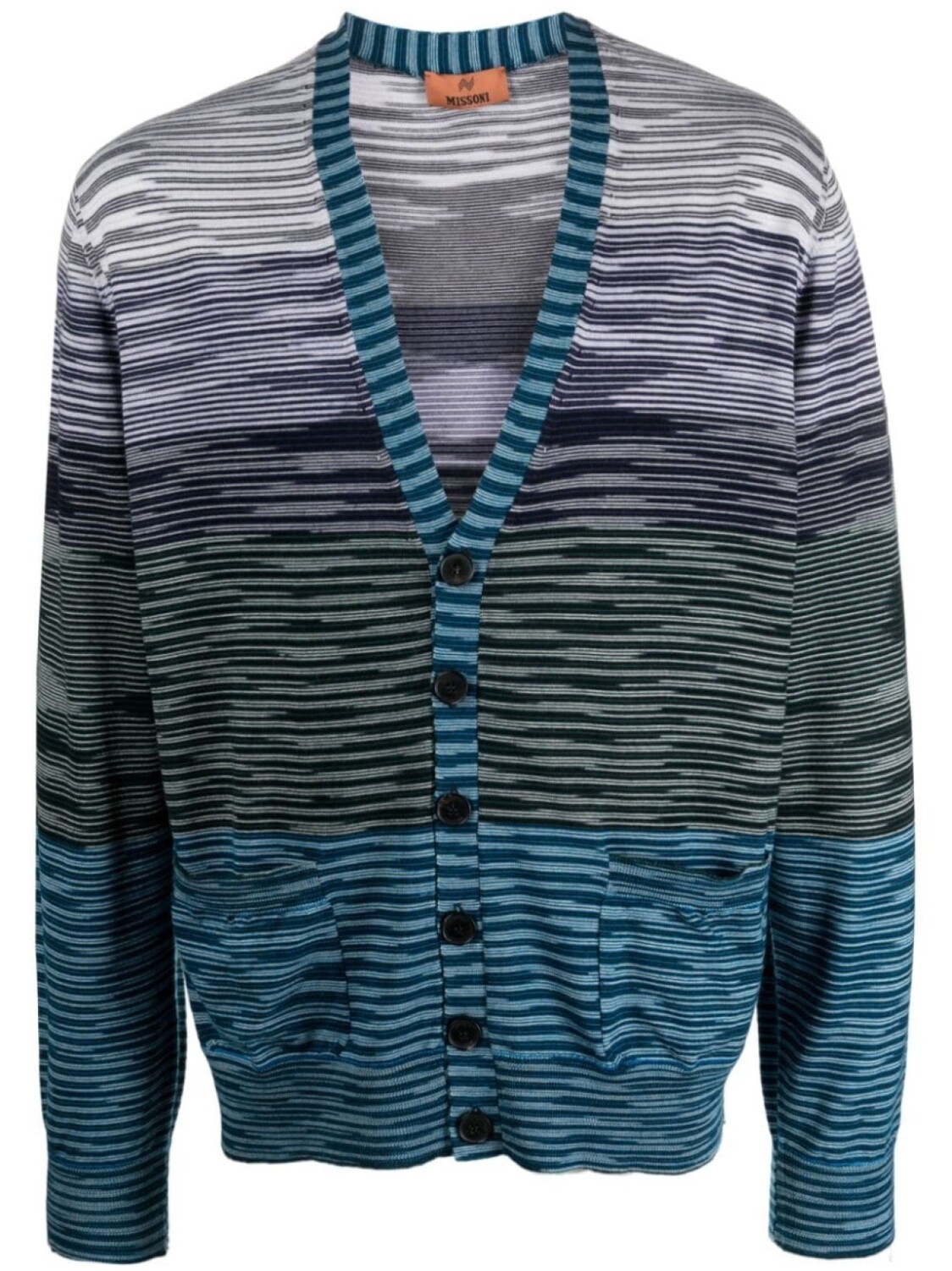 

Missoni шерстяной кардиган с V-образным вырезом, синий