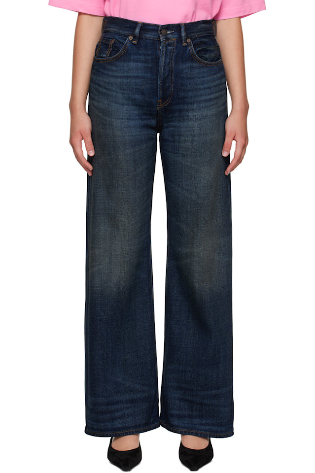 

Acne Studios Синие джинсы стандартного кроя, модель 2021f