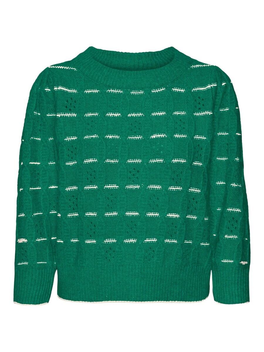 

Тонкий вязаный свитер VERO MODA Sweater VMNewleonor, зеленый