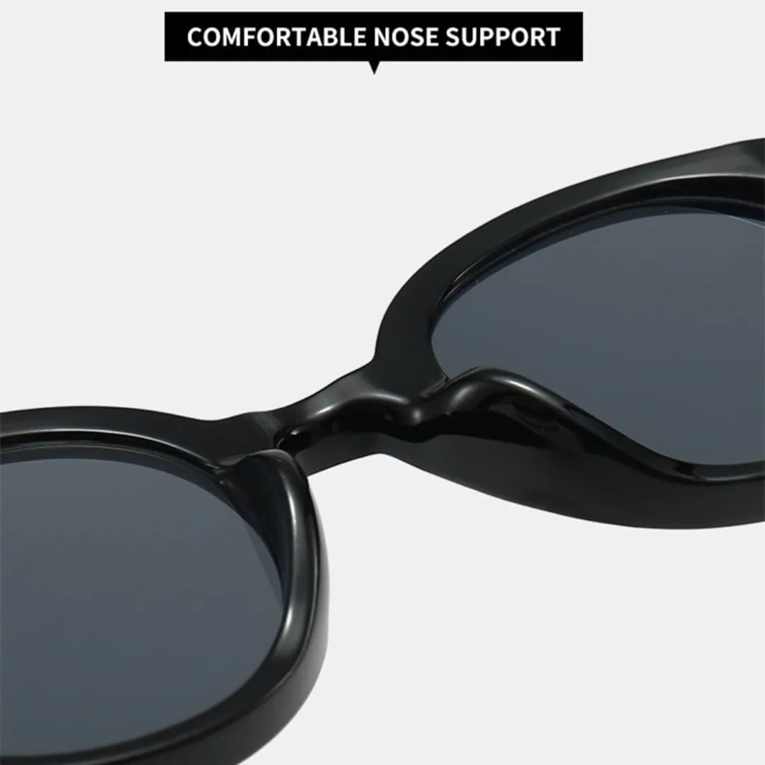 

Солнцезащитные очки для мужчин и женщин - защита UV400 - круглая оправа конфетного цвета для занятий спортом на открытом воздухе и вождения DSVIGF, Red Green