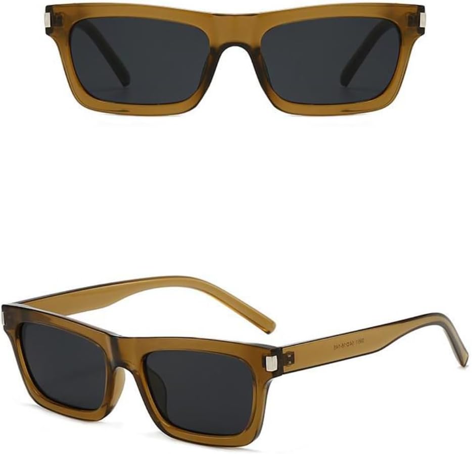 

Модные простые солнцезащитные очки с персонализированным дизайном, стиль «рисовый маникюр», высококачественные женские ретро-очки для отдыха на природе и путешествий TVTBBVV, 5