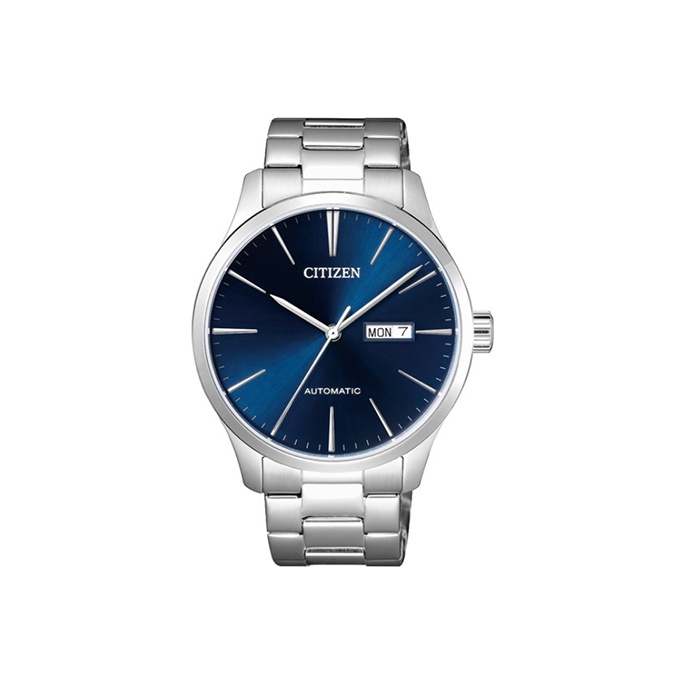 

CITIZEN Часы Classic Mechanical Mechanical Movement Stainless Steel Strap Japanese / Korean Watch Men's Watch Blue Dial