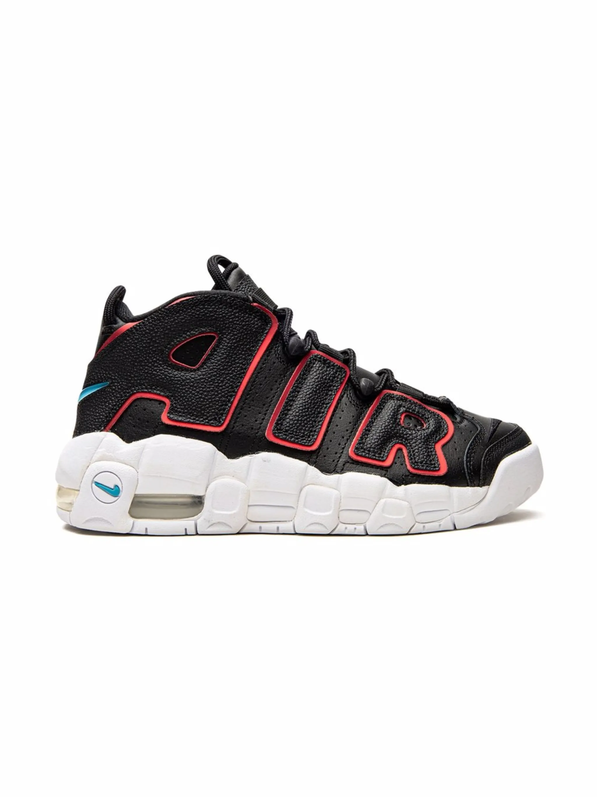 Кроссовки Air More Uptempo Nike Kids, черный — фото 2