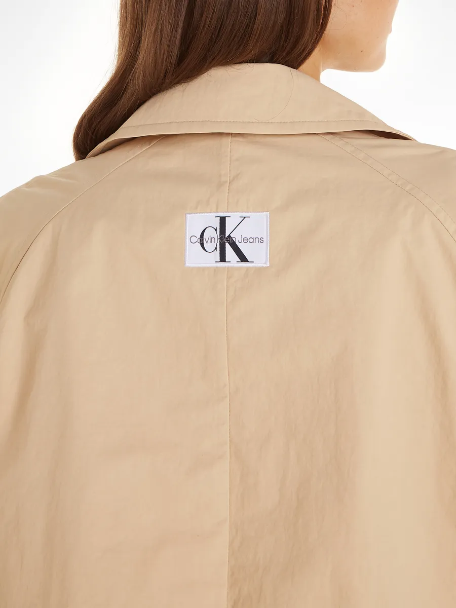 Тренч Calvin Klein Jeans "BELTED TRENCH COAT", цвет Warm Sand — фото 3