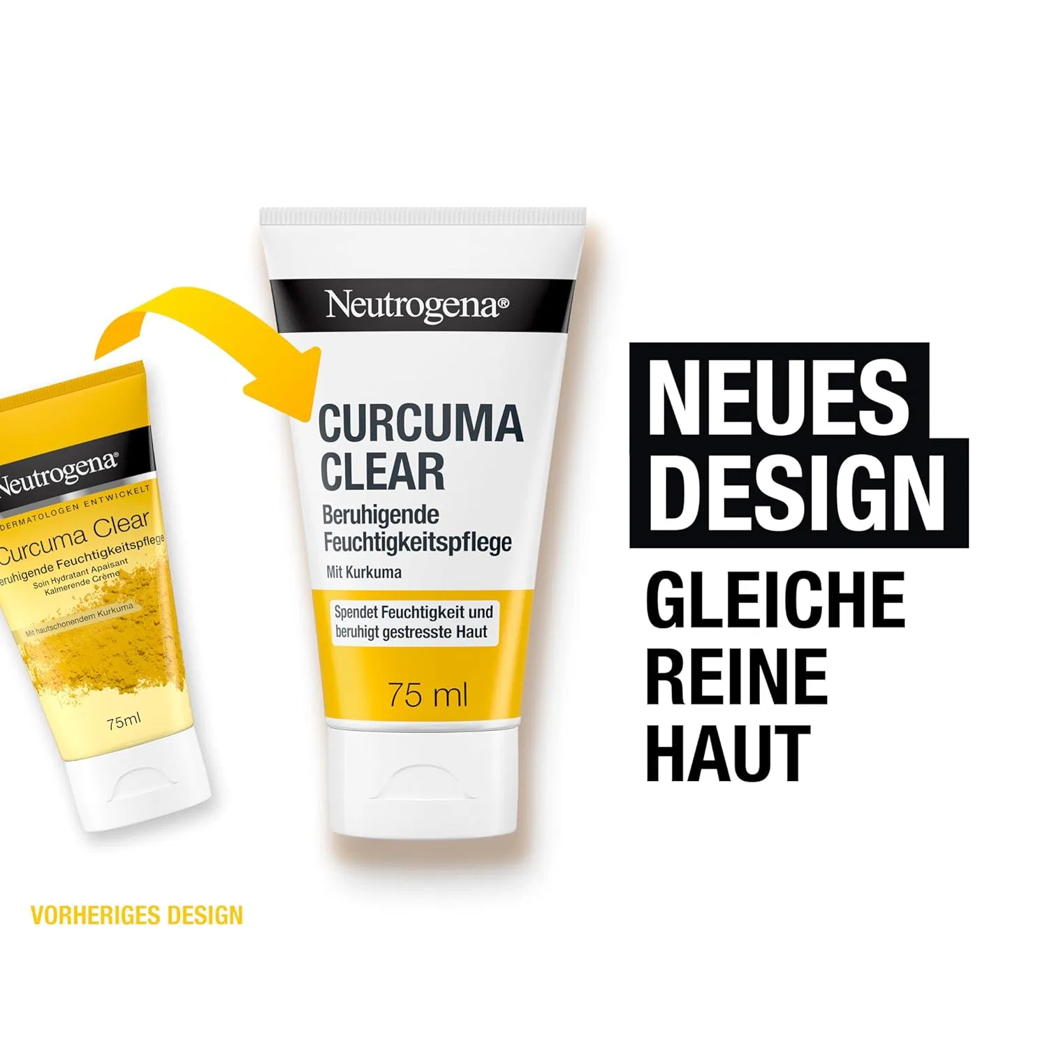 Крем для лица Neutrogena — Успокаивающий увлажняющий с куркумой Curcuma Clear — фото 3