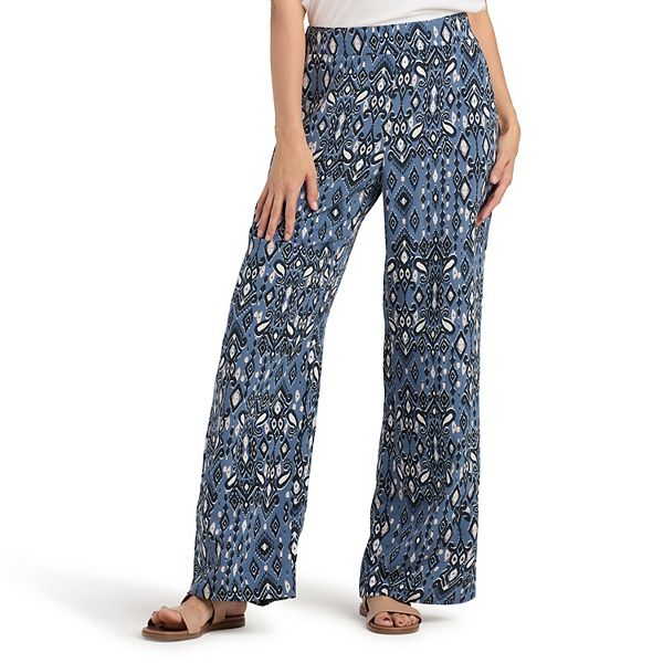 

Женские брюки на резинке из сатина с широкими штанинами Ab Studio