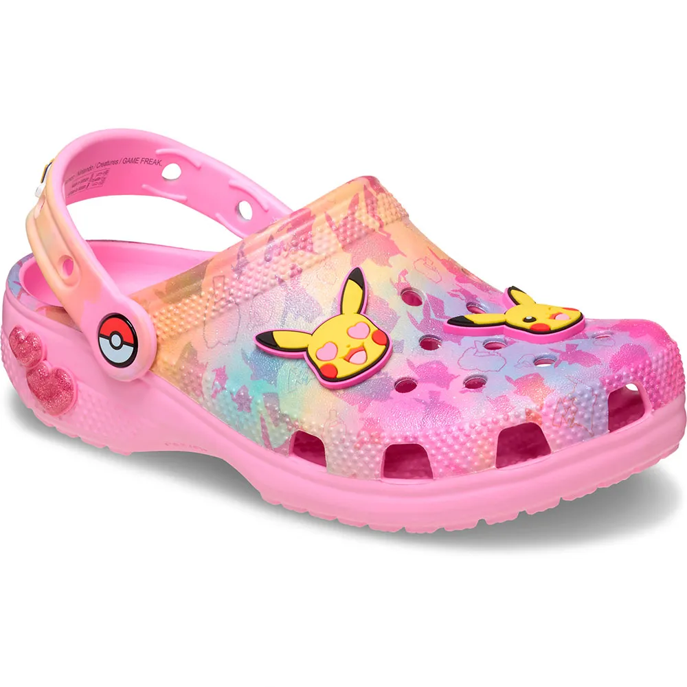 Сабо Crocs Pikachu Pink Classic, розовый